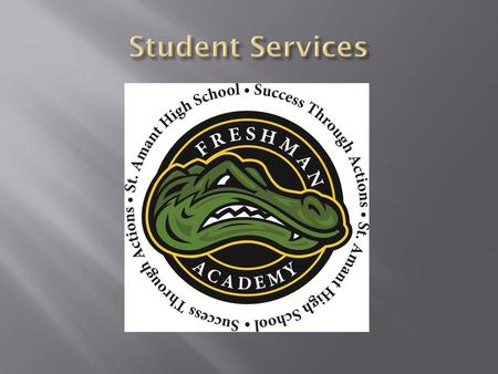 Student Services.