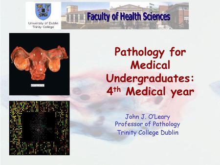 Pathology for Medical Undergraduates:
