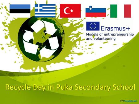 Recycle Day in Puka Secondary School