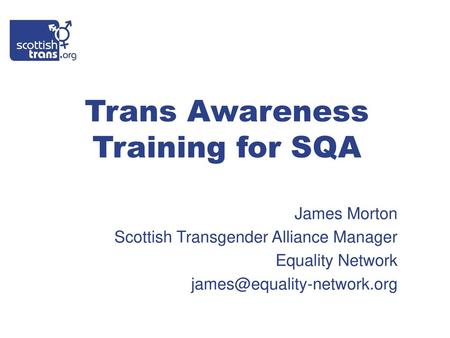 Trans Awareness Training for SQA