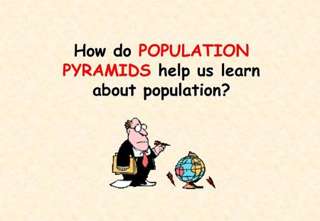 How do POPULATION PYRAMIDS help us learn about population?