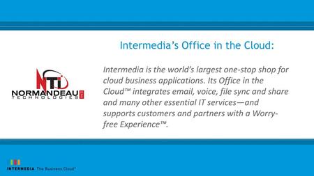Intermedia’s Office in the Cloud: