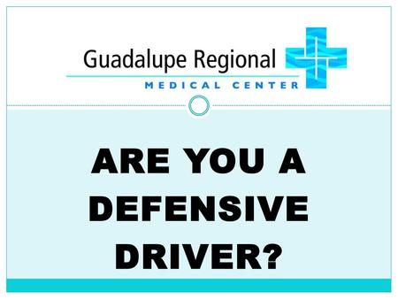 Are you a Defensive Driver?