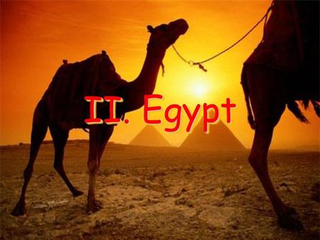 II. Egypt.