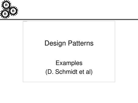 Examples (D. Schmidt et al)
