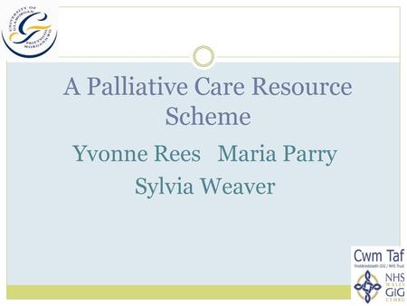 A Palliative Care Resource Scheme
