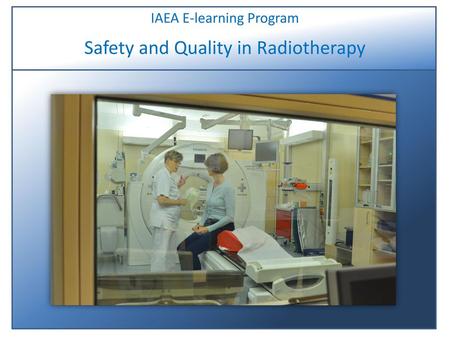 IAEA E-learning Program