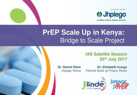 PrEP Scale Up in Kenya: Bridge to Scale Project