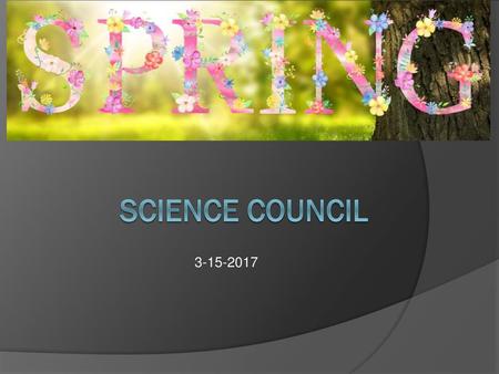 Science Council 3-15-2017.