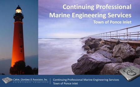 Continuing Professional Marine Engineering Services