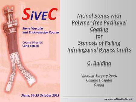 Nitinol Stents with Polymer-free Paclitaxel Coating