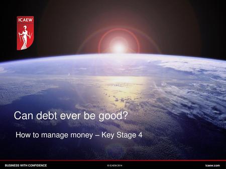 How to manage money – Key Stage 4