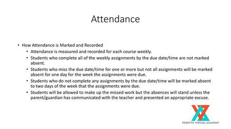 Attendance How Attendance is Marked and Recorded