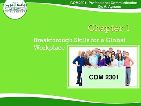 Breakthrough Skills for a Global Workplace