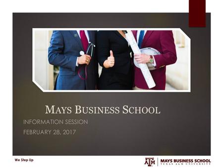 Information Session February 28, 2017