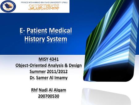 E- Patient Medical History System