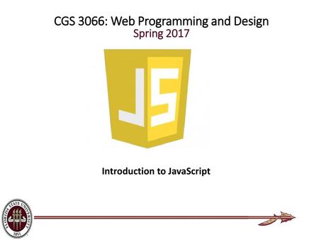 CGS 3066: Web Programming and Design Spring 2017