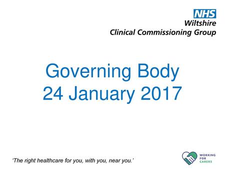 Governing Body 24 January 2017