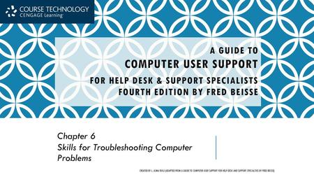Chapter 6 Skills for Troubleshooting Computer Problems