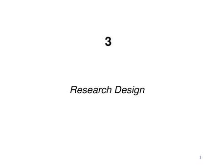 3 Research Design.