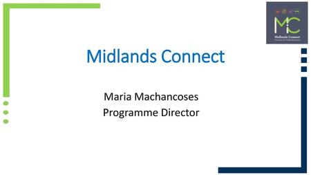 Maria Machancoses Programme Director