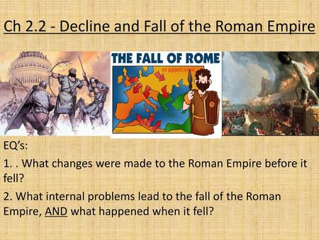 Ch Decline and Fall of the Roman Empire