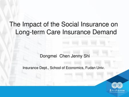 The Impact of the Social Insurance on Long-term Care Insurance Demand