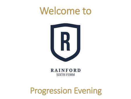 Welcome to Progression Evening.