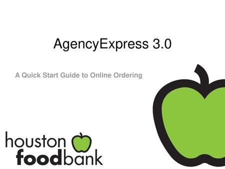 A Quick Start Guide to Online Ordering