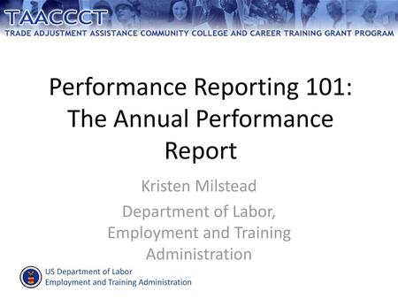 Performance Reporting 101: The Annual Performance Report