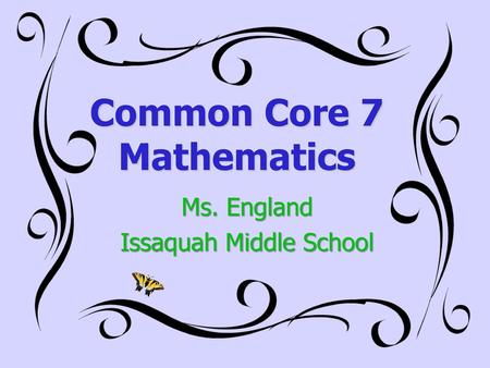 Common Core 7 Mathematics