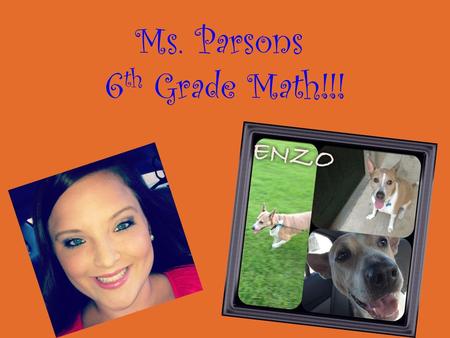 Ms. Parsons 6th Grade Math!!!