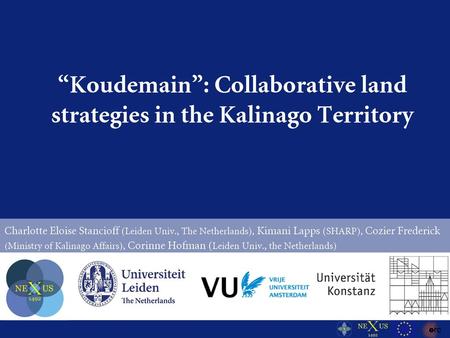 “Koudemain”: Collaborative land strategies in the Kalinago Territory