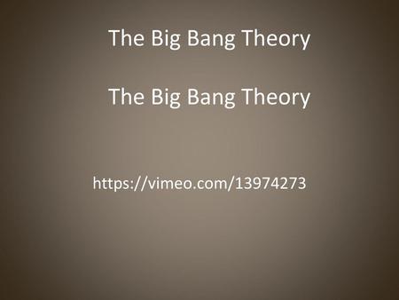 The Big Bang Theory The Big Bang Theory