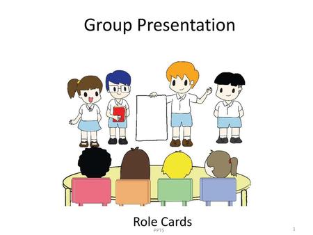 Group Presentation Role Cards PPT5.