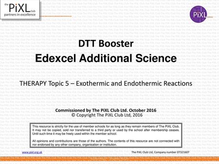 Edexcel Additional Science
