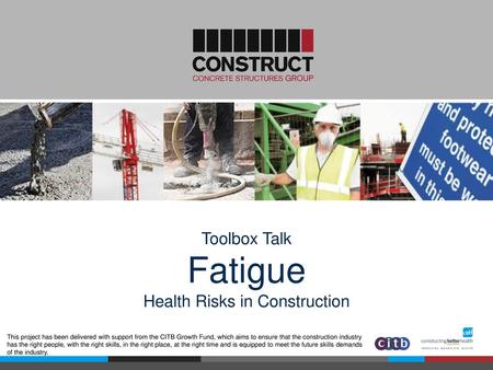 Health Risks in Construction
