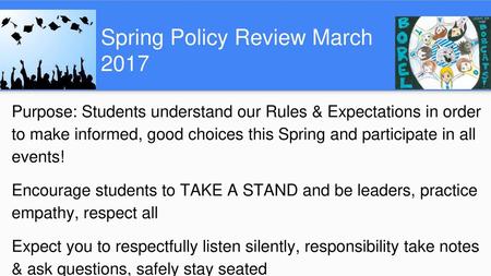 Spring Policy Review March 2017