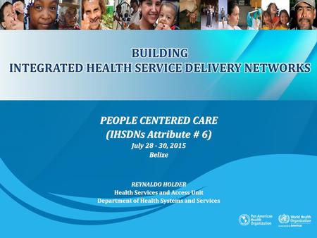 BUILDING INTEGRATED HEALTH SERVICE DELIVERY NETWORKS