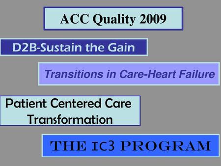 Transitions in Care-Heart Failure