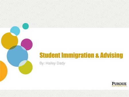 Student Immigration & Advising