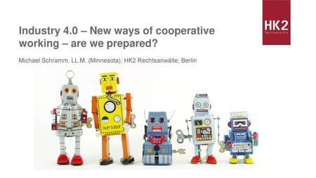 Industry 4.0 – New ways of cooperative working – are we prepared?
