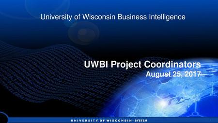 University of Wisconsin Business Intelligence
