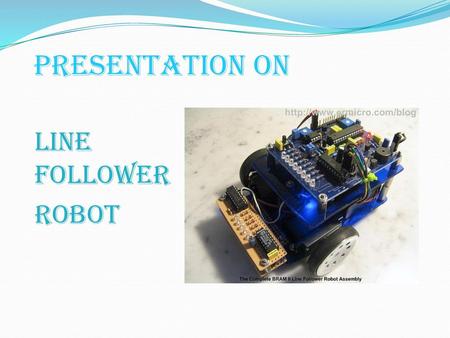 line follower robot ppt