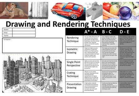 Drawing and Rendering Techniques