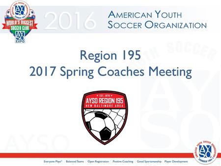 Region Spring Coaches Meeting