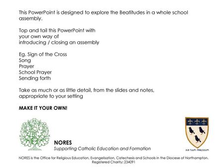 NORES Supporting Catholic Education and Formation