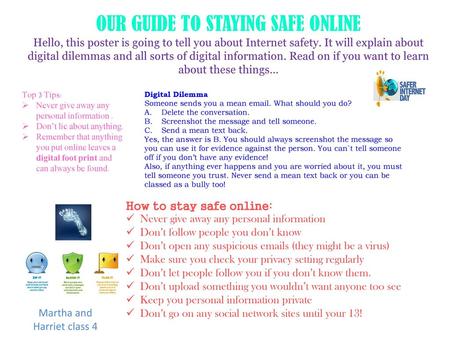 OUR GUIDE TO STAYING SAFE ONLINE
