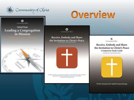 Overview Welcome: Pass out the three booklets: Share: