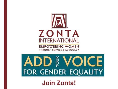 Join Zonta!.